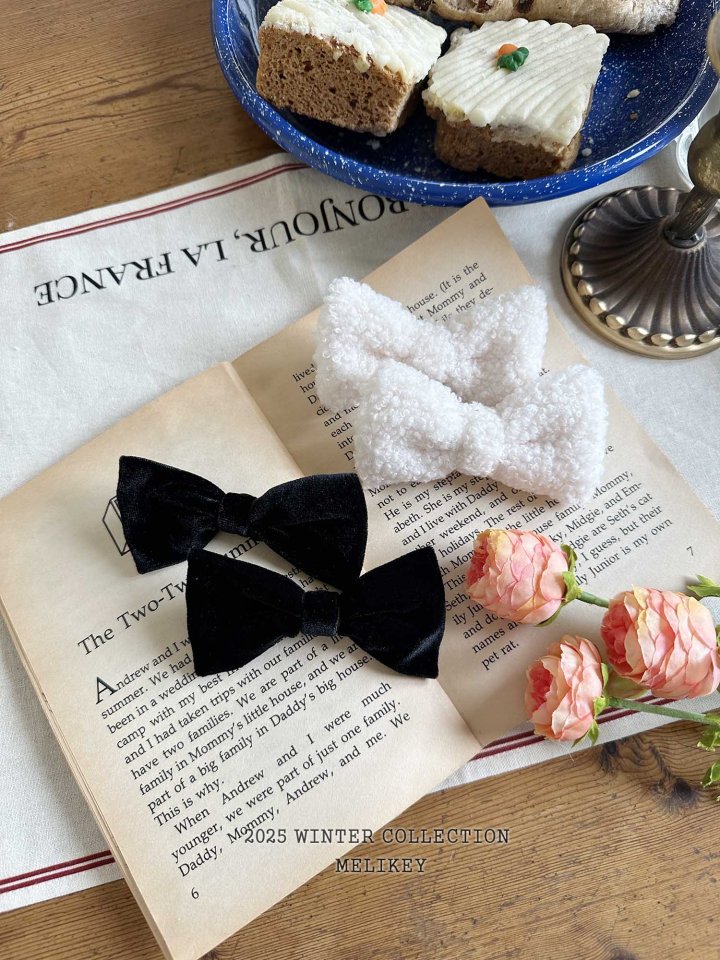 Melikey - Korean Children Fashion - #kidsstore - Two Ribbon Brooch - 2