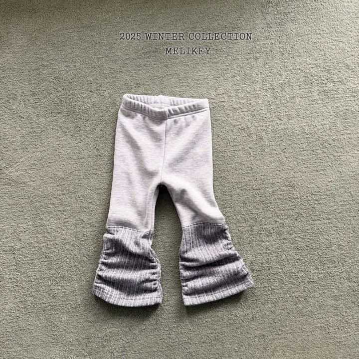 Melikey - Korean Children Fashion - #kidsstore - Thick Rib Shirring Leggings - 11