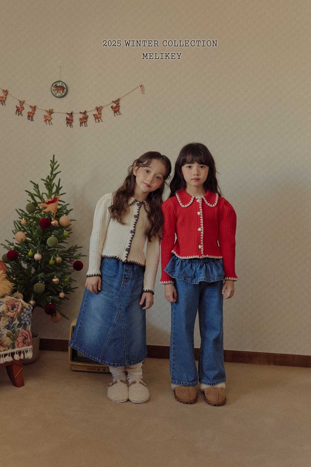 Melikey - Korean Children Fashion - #kidsstore - Mellow Ribbed Cardigan - 5