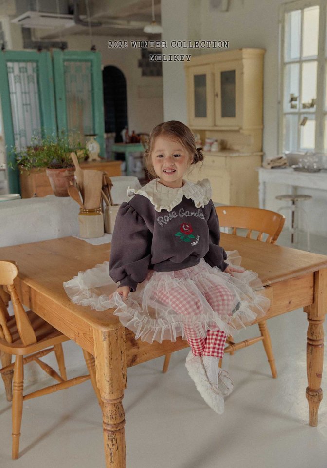 Melikey - Korean Children Fashion - #kidsstore - Check Tutu Leggings Skirt - 5