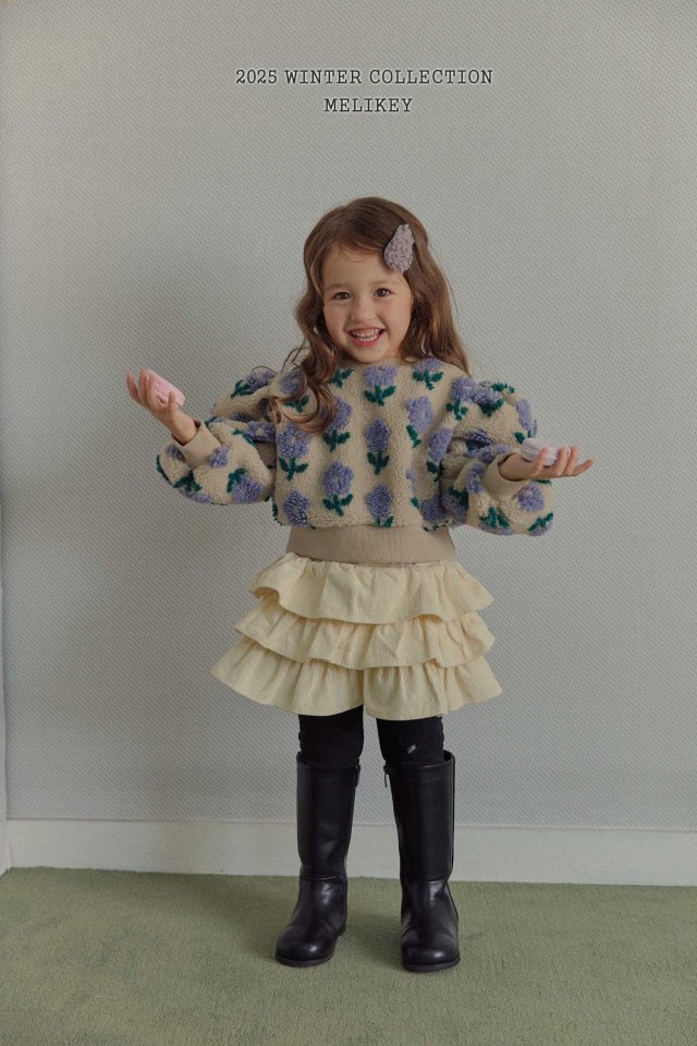Melikey - Korean Children Fashion - #kidsshorts - Three Layered Leggings Skirt - 4