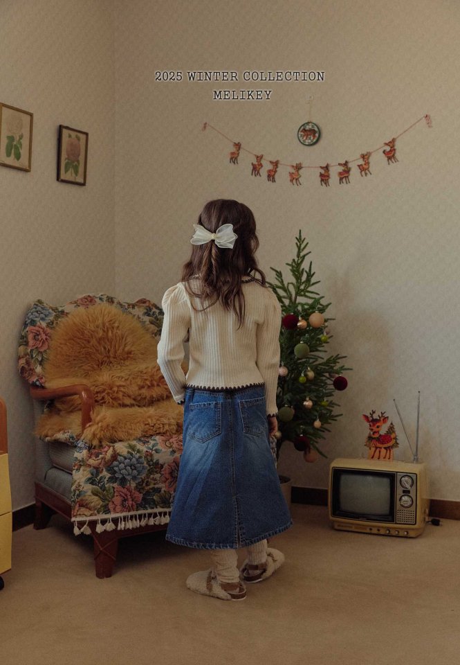 Melikey - Korean Children Fashion - #kidzfashiontrend - Mellow Ribbed Cardigan - 6