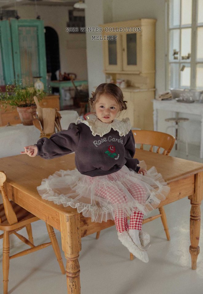 Melikey - Korean Children Fashion - #kidzfashiontrend - Check Tutu Leggings Skirt - 6