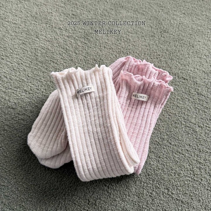 Melikey - Korean Children Fashion - #Kfashion4kids - Boca Ribbed Long Socks - 4