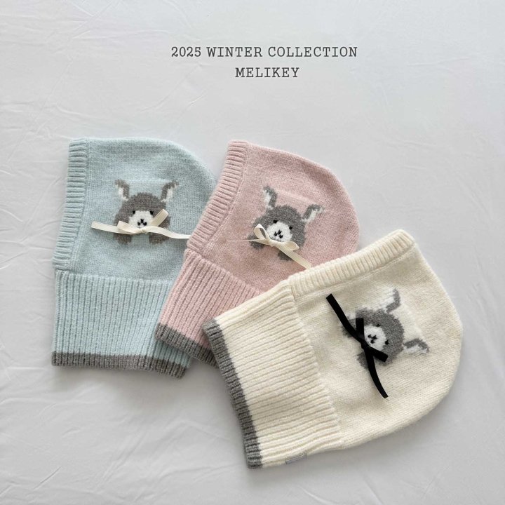 Melikey - Korean Children Fashion - #littlefashionista - Bunny Balaclava - 3