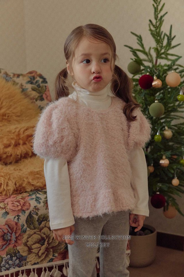 Melikey - Korean Children Fashion - #littlefashionista - Snow Wool Turtleneck Tee - 12