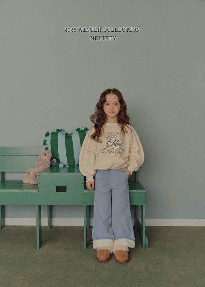 Melikey - Korean Children Fashion - #littlefashionista - Marshmallow Bootcut Pants - 5