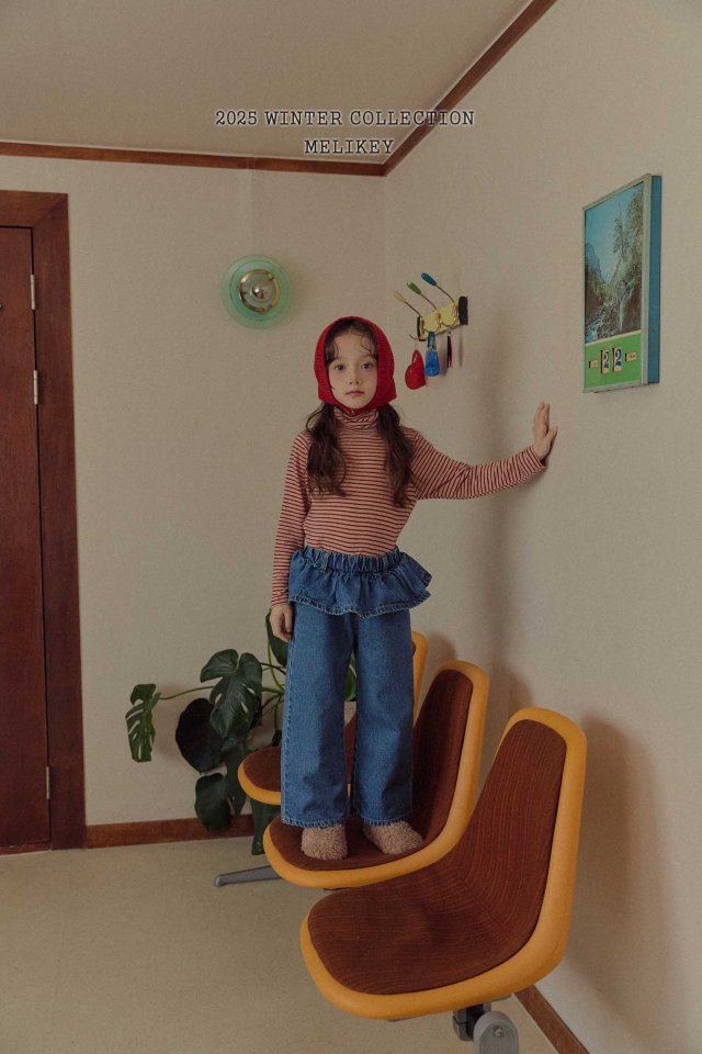 Melikey - Korean Children Fashion - #Kfashion4kids - Jane Frill Jeans - 4
