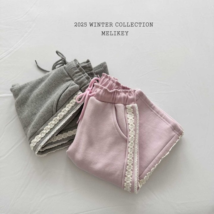 Melikey - Korean Children Fashion - #littlefashionista - Lace Pants - 12