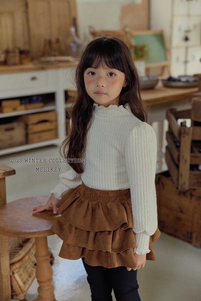 Melikey - Korean Children Fashion - #littlefashionista - Three Layered Leggings Skirt - 7