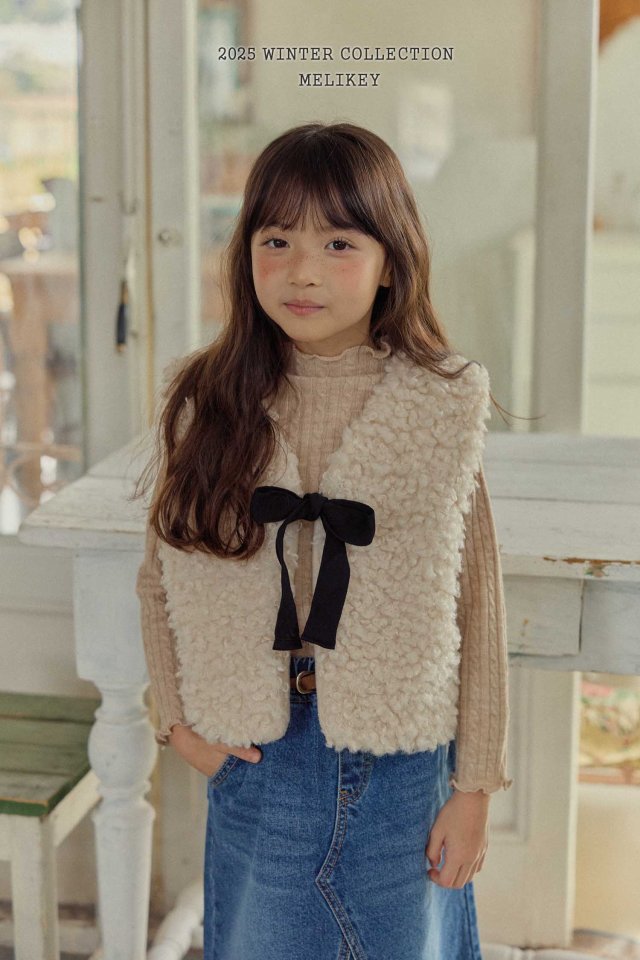 Melikey - Korean Children Fashion - #littlefashionista - Fleece Vest - 6