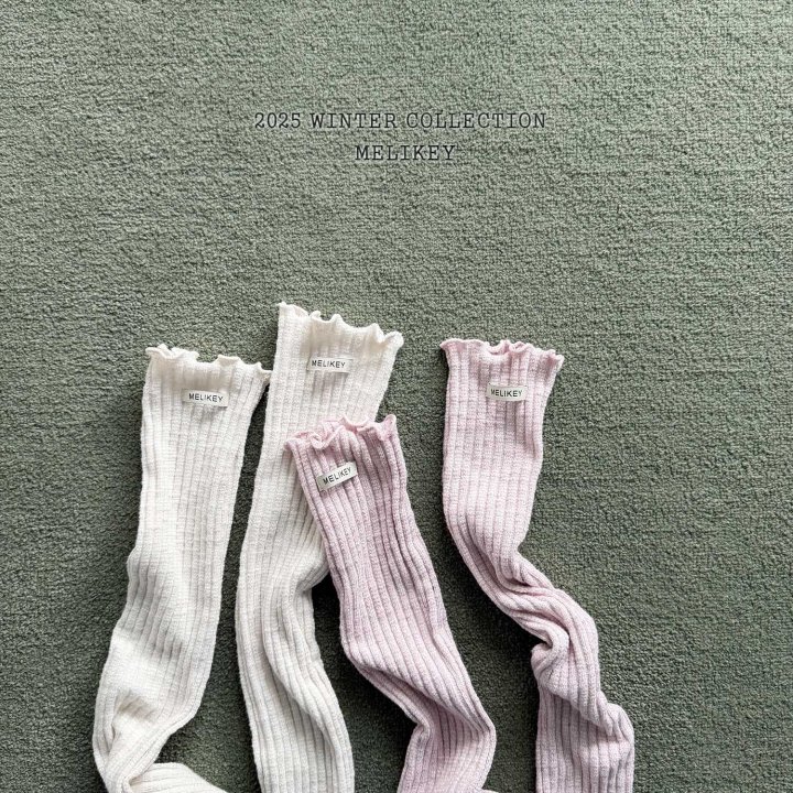 Melikey - Korean Children Fashion - #magicofchildhood - Boca Ribbed Long Socks - 5
