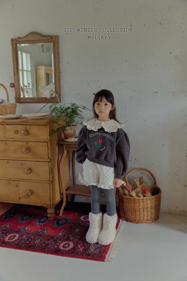 Melikey - Korean Children Fashion - #magicofchildhood - Rose Garden Sweatshirt - 8