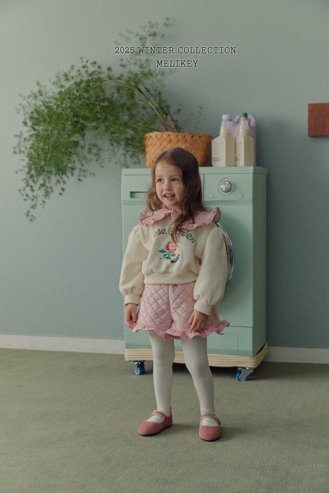 Melikey - Korean Children Fashion - #magicofchildhood - Quilted Frill Shorts - 7