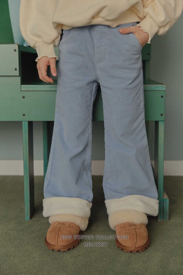 Melikey - Korean Children Fashion - #magicofchildhood - Marshmallow Bootcut Pants - 6