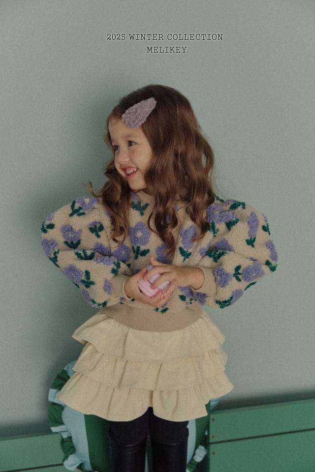 Melikey - Korean Children Fashion - #littlefashionista - Soft Puff Sweatshirt - 4