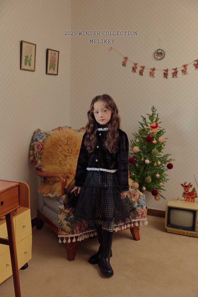 Melikey - Korean Children Fashion - #magicofchildhood - Check Tutu Leggings Skirt - 9