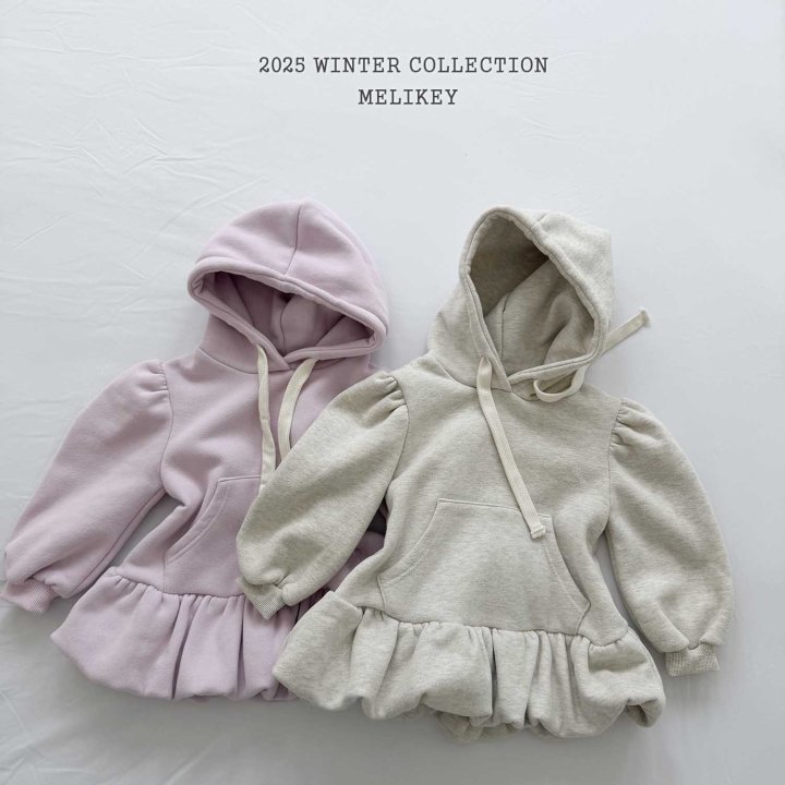 Melikey - Korean Children Fashion - #minifashionista - Pumpkin Hood One-piece - 11