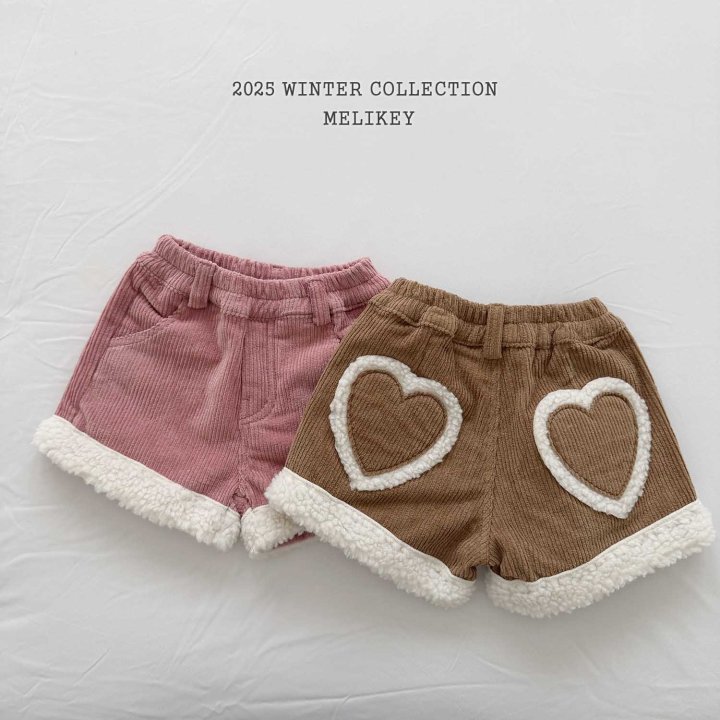 Melikey - Korean Children Fashion - #minifashionista - Ugg Heart Shorts - 12