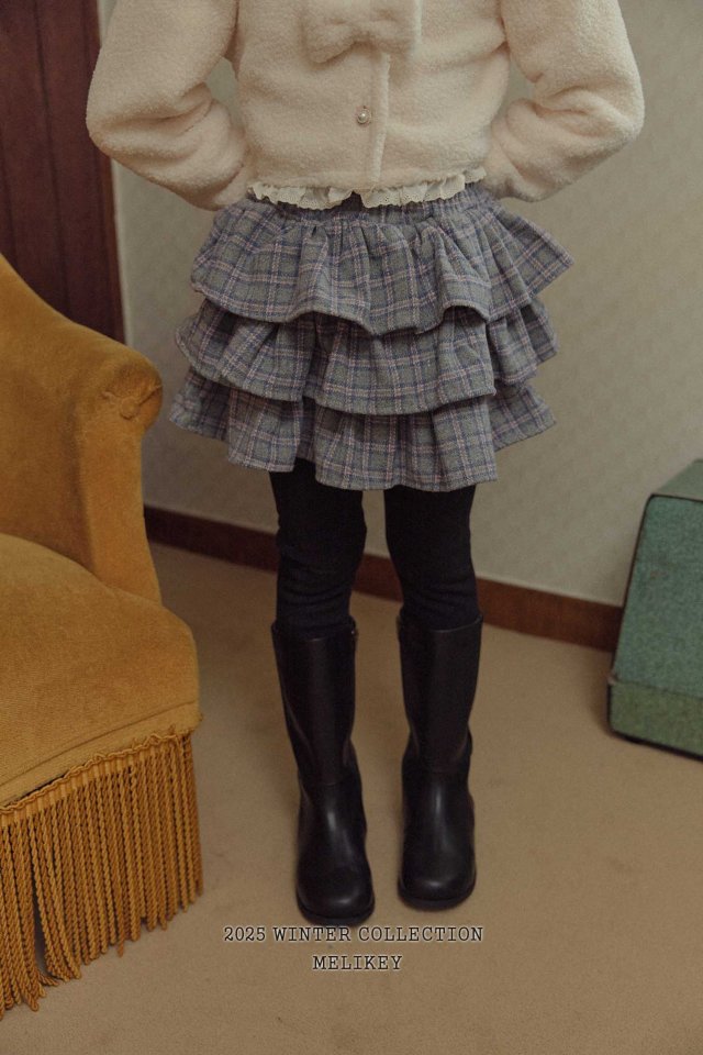 Melikey - Korean Children Fashion - #minifashionista - Three Layered Leggings Skirt - 9