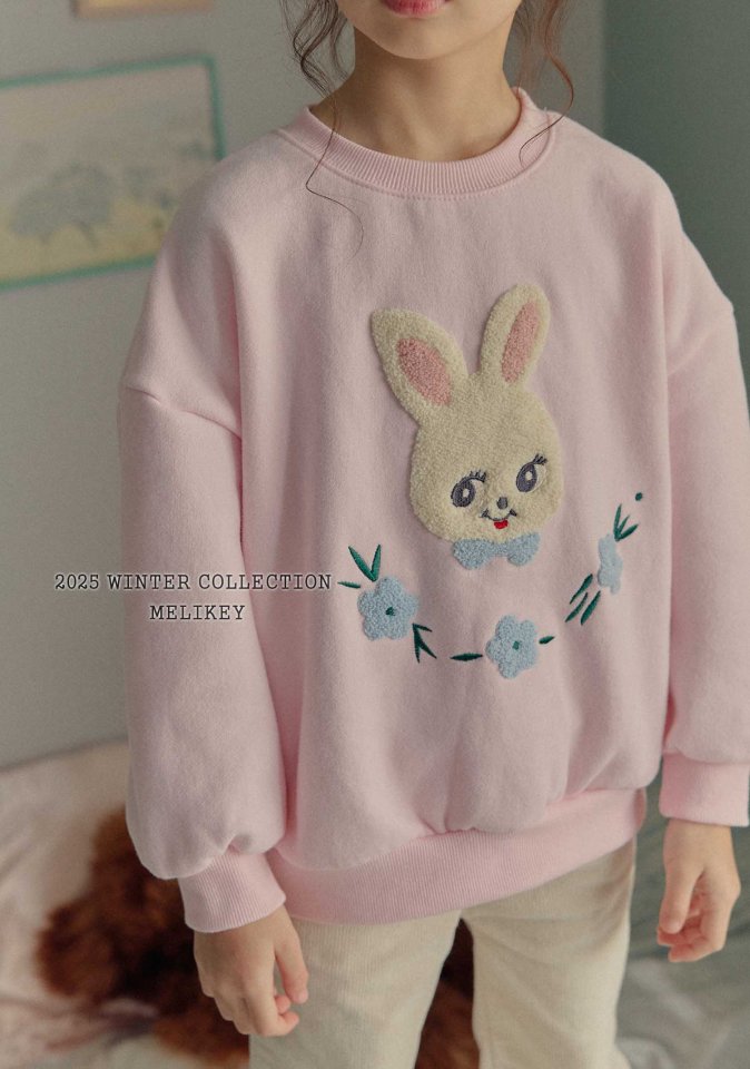 Melikey - Korean Children Fashion - #minifashionista - Rabbit Boucle Sweatshirt - 4