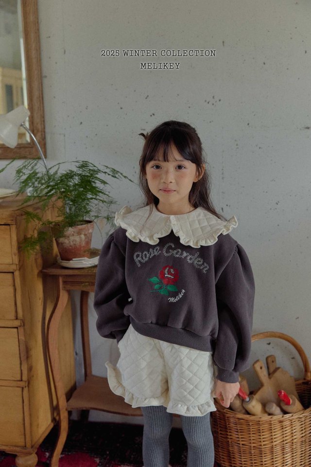 Melikey - Korean Children Fashion - #prettylittlegirls - Quilted Frill Shorts - 9