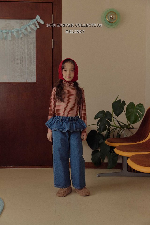 Melikey - Korean Children Fashion - #prettylittlegirls - Jane Frill Jeans - 7