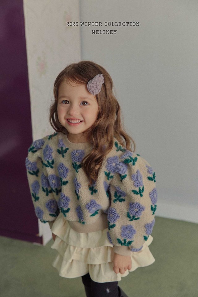 Melikey - Korean Children Fashion - #prettylittlegirls - Soft Puff Sweatshirt - 6
