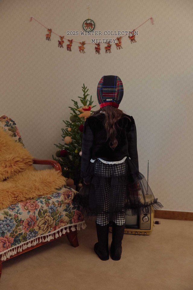 Melikey - Korean Children Fashion - #prettylittlegirls - Check Tutu Leggings Skirt - 11