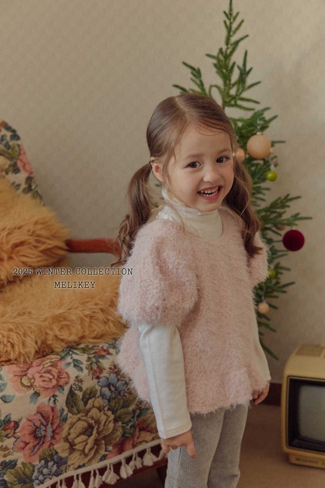 Melikey - Korean Children Fashion - #stylishchildhood - Pastel Ribbon Tee - 3