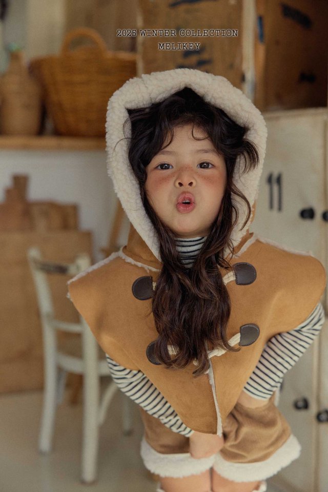 Melikey - Korean Children Fashion - #stylishchildhood - Mustang Hood Cape - 3