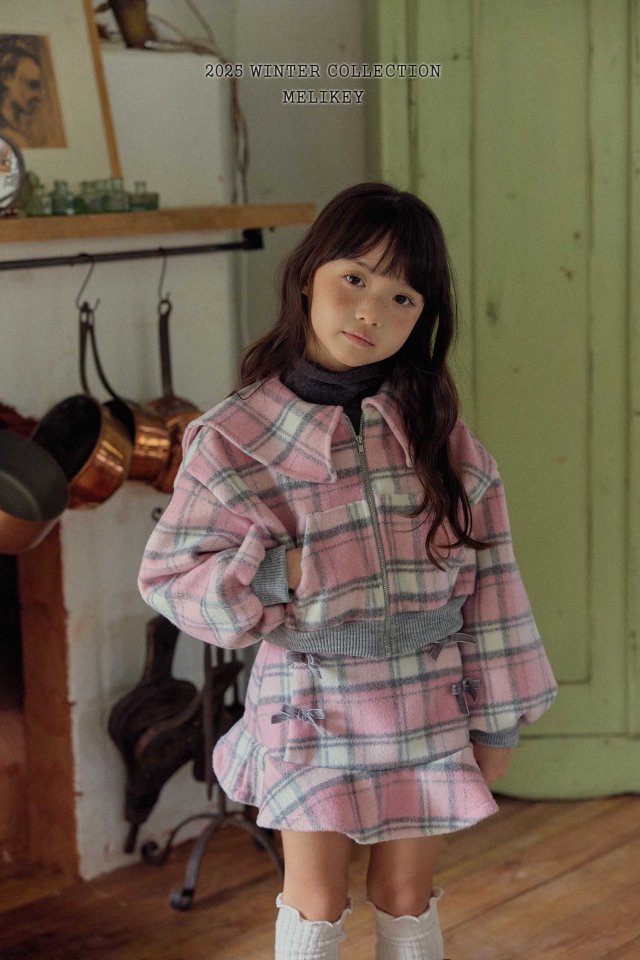 Melikey - Korean Children Fashion - #todddlerfashion - Four Ribbon Frill Skirt - 8