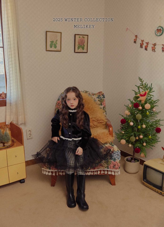 Melikey - Korean Children Fashion - #todddlerfashion - Sun Velvet Jacket - 3