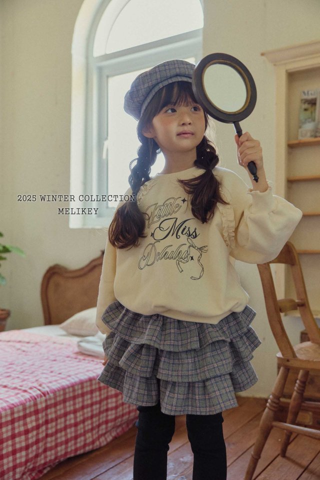 Melikey - Korean Children Fashion - #toddlerclothing - Little Frill Sweatshirt - 8