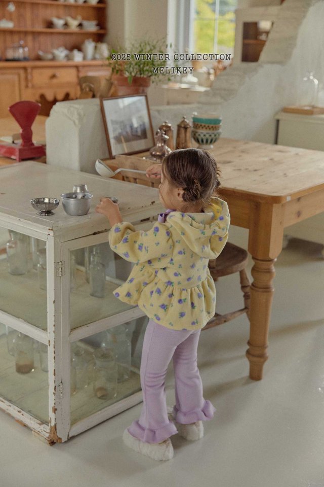 Melikey - Korean Children Fashion - #toddlerclothing - Mink Rib Frill Bootcut Pants - 5