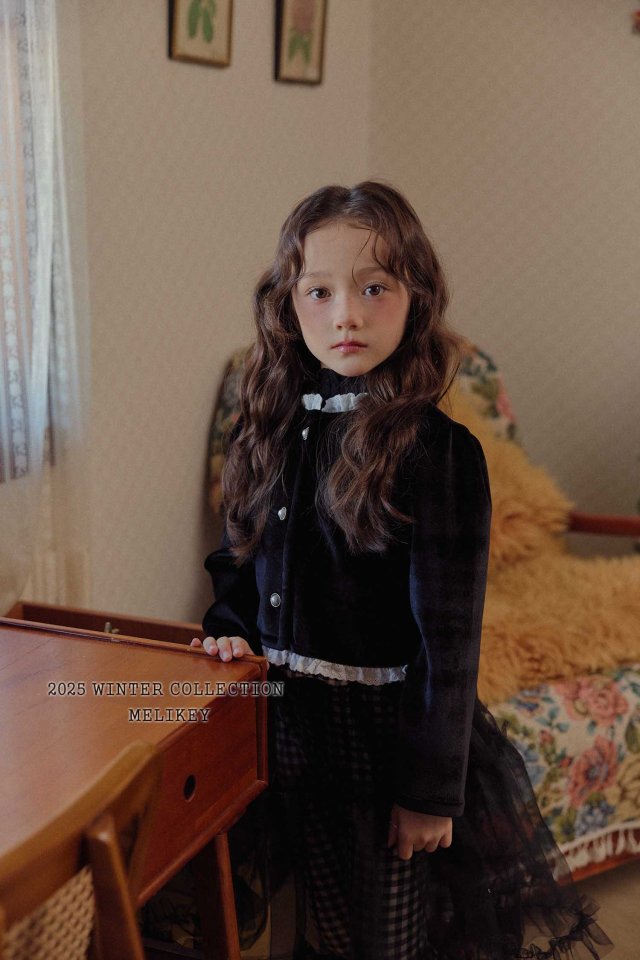 Melikey - Korean Children Fashion - #todddlerfashion - Sun Velvet Jacket - 4