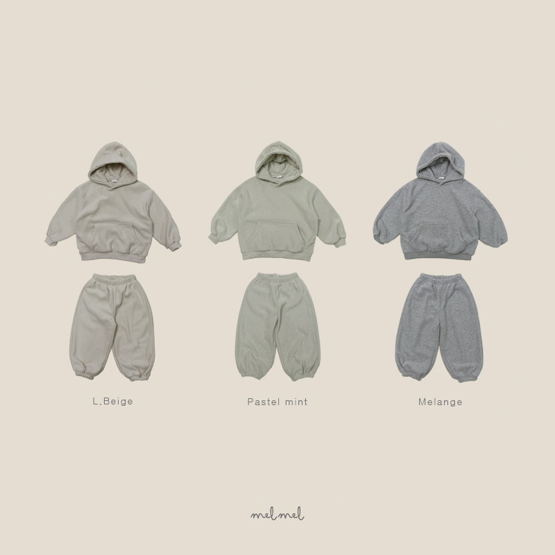 Melmel - Korean Children Fashion - #Kfashion4kids - Bear Hoodie Set (Junior) - 11