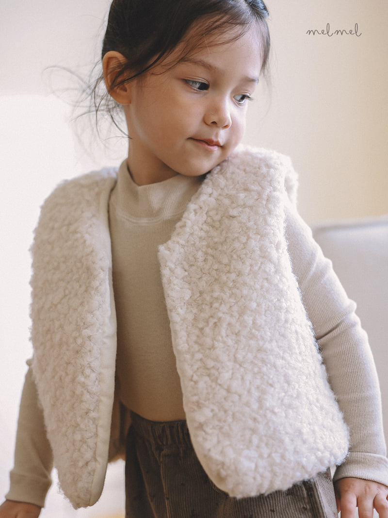 Melmel - Korean Children Fashion - #Kfashion4kids - Fleece Vest - 10