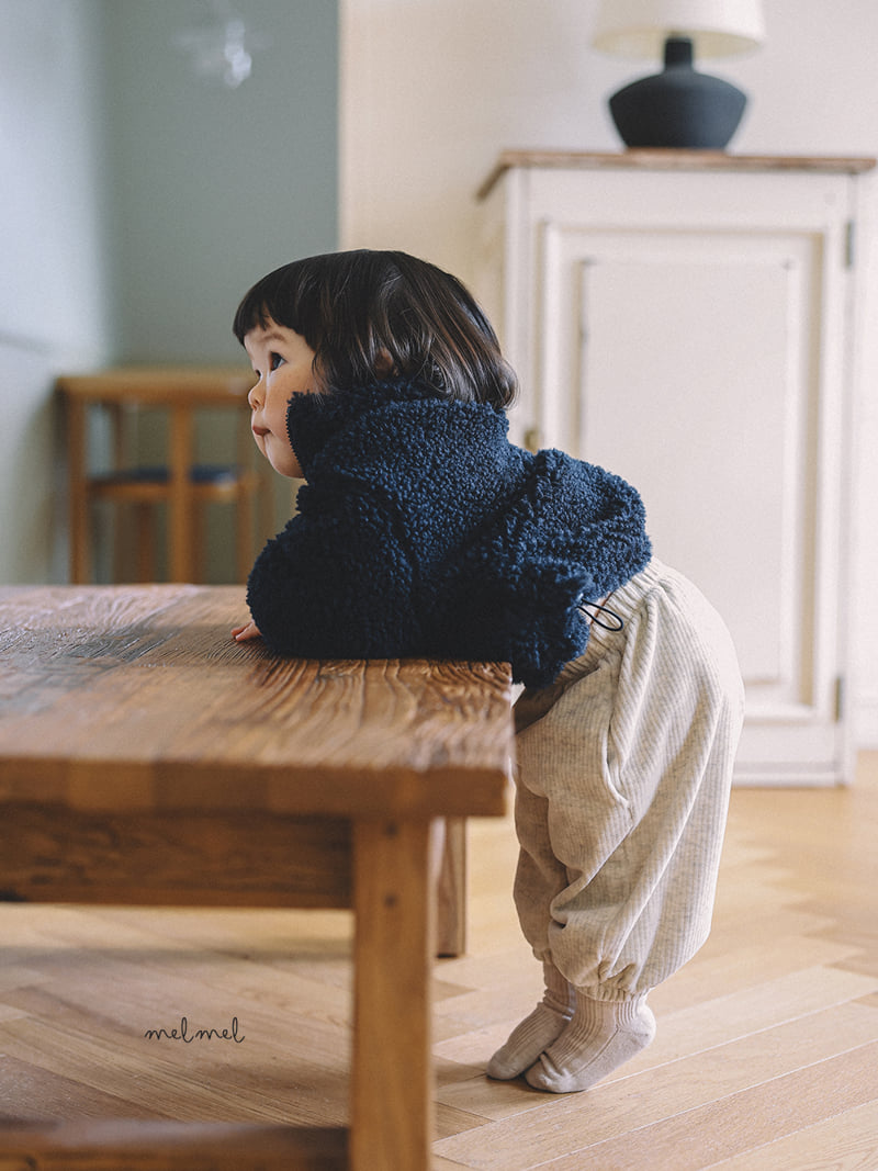 Melmel - Korean Children Fashion - #childofig - Velour Jogger Pants - 11