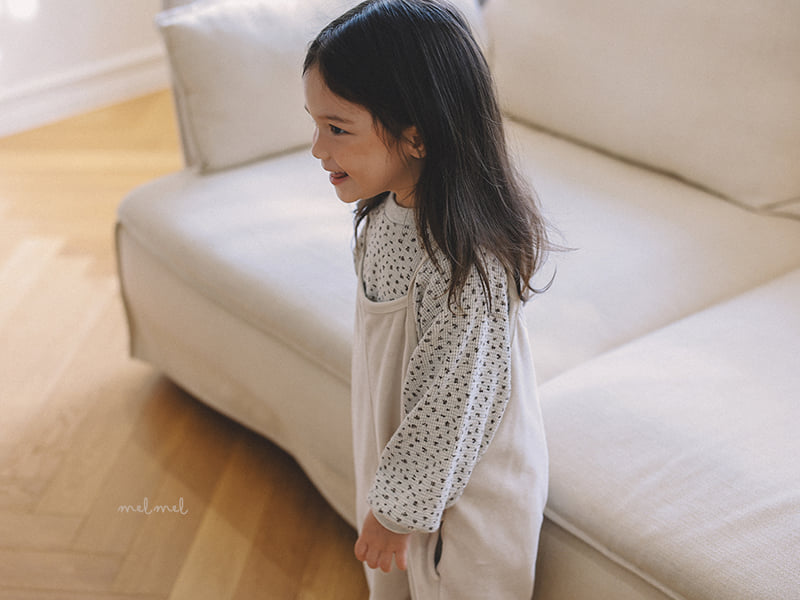 Melmel - Korean Children Fashion - #childofig - Velour Overalls (Junior) - 8