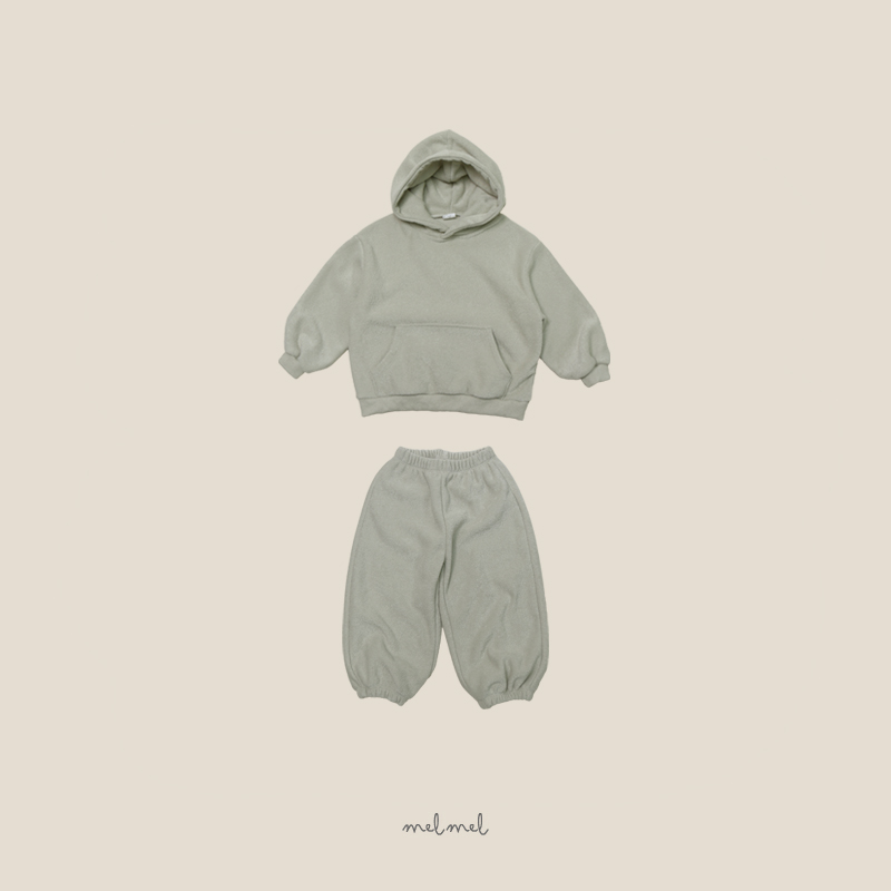 Melmel - Korean Children Fashion - #childofig - Bear Hoodie Set (Kids) - 4
