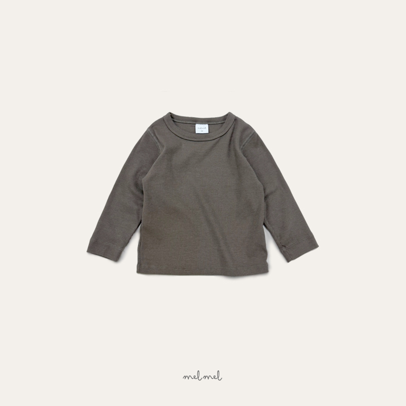 Melmel - Korean Children Fashion - #childofig - Ribbed Tee - 7