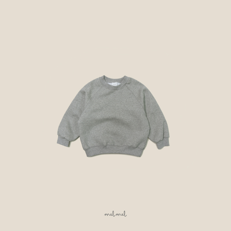 Melmel - Korean Children Fashion - #childrensboutique - Raglan Fleece Sweatshirt - 3