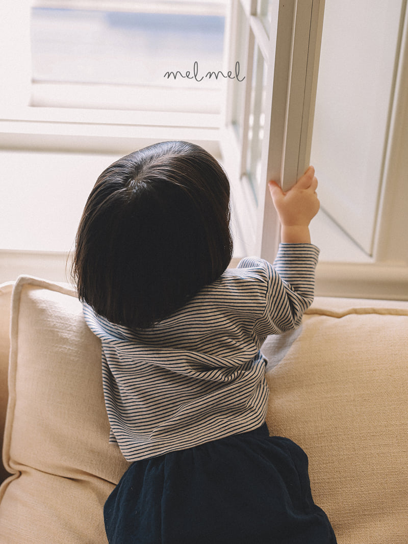 Melmel - Korean Children Fashion - #designkidswear - Stripe Tee - 11