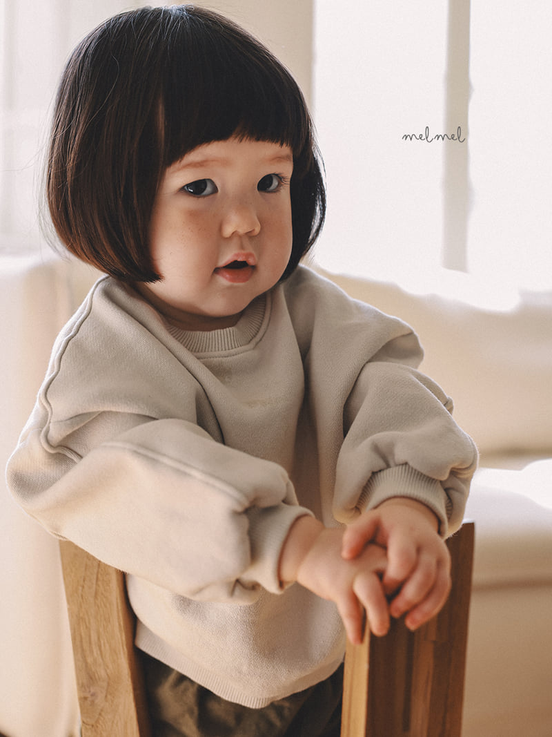 Melmel - Korean Children Fashion - #kidsshorts - Oversized Fleece Sweatshirt
