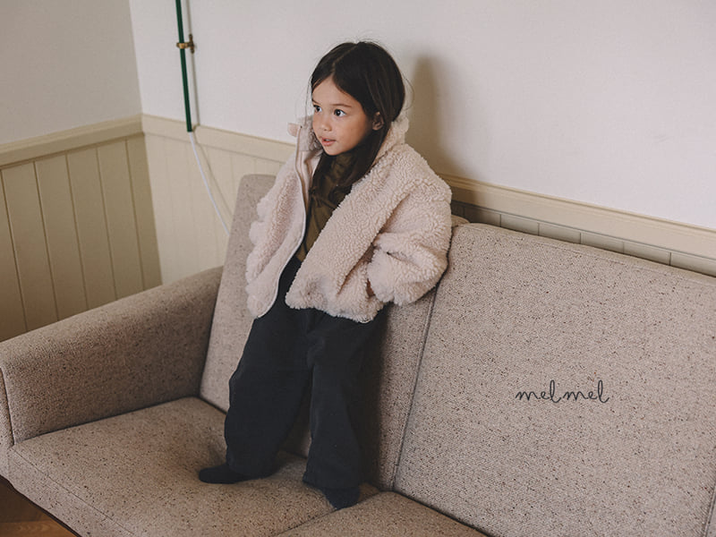 Melmel - Korean Children Fashion - #kidsshorts - Fleece Jacket - 5
