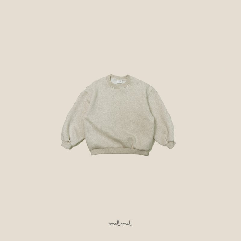 Melmel - Korean Children Fashion - #kidzfashiontrend - Oversized Fleece Sweatshirt - 3