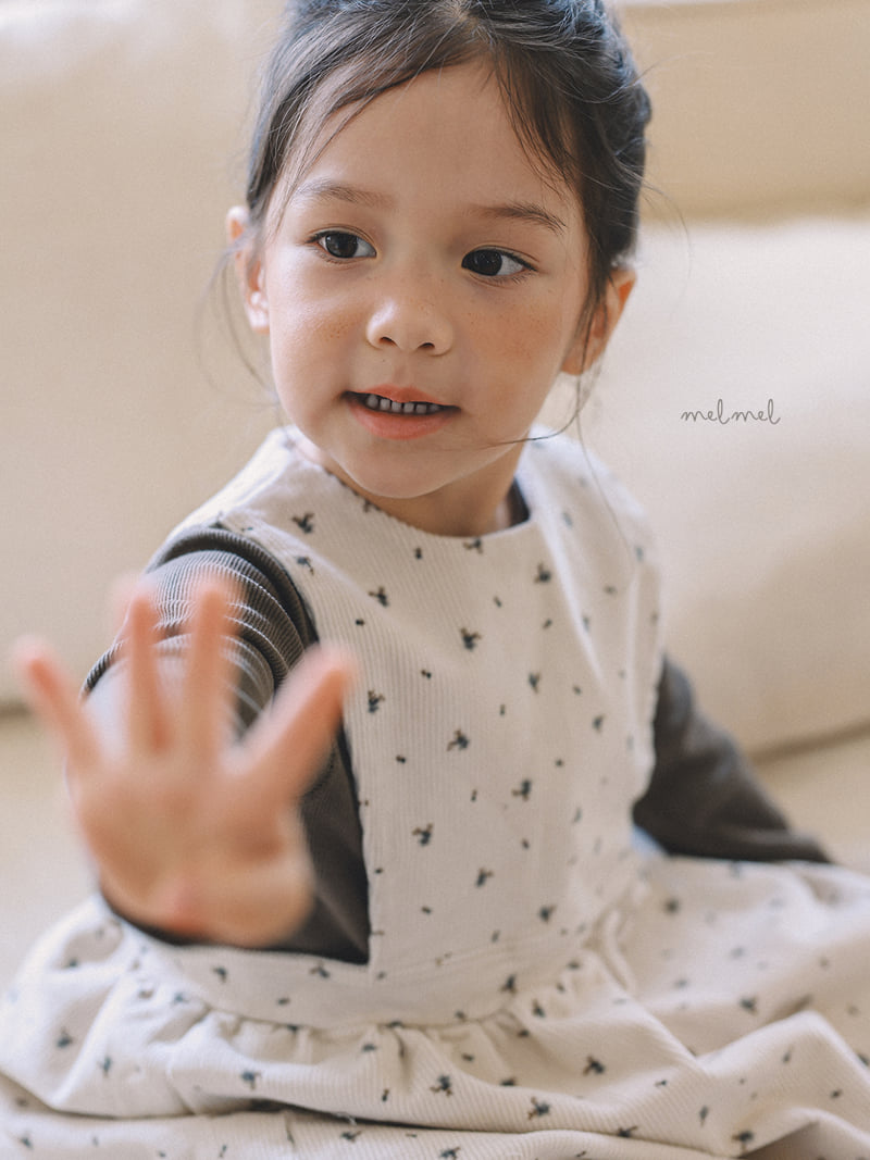 Melmel - Korean Children Fashion - #kidzfashiontrend - Apron One-piece (Junior) - 3