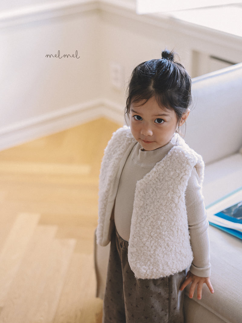 Melmel - Korean Children Fashion - #kidzfashiontrend - Fleece Vest - 9