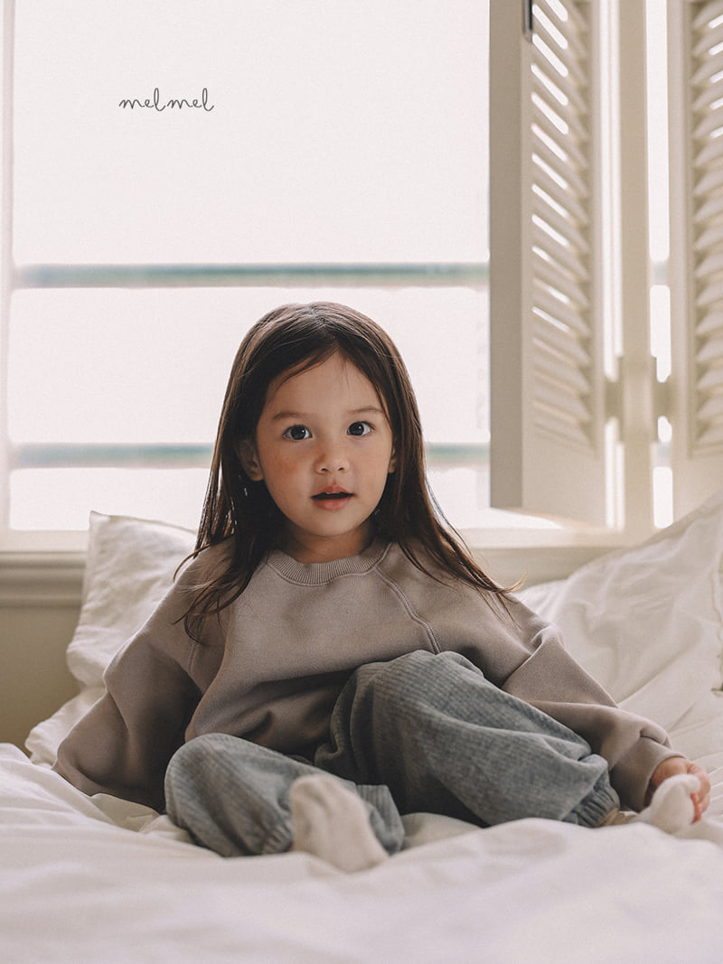 Melmel - Korean Children Fashion - #littlefashionista - Velour Jogger Pants - 7